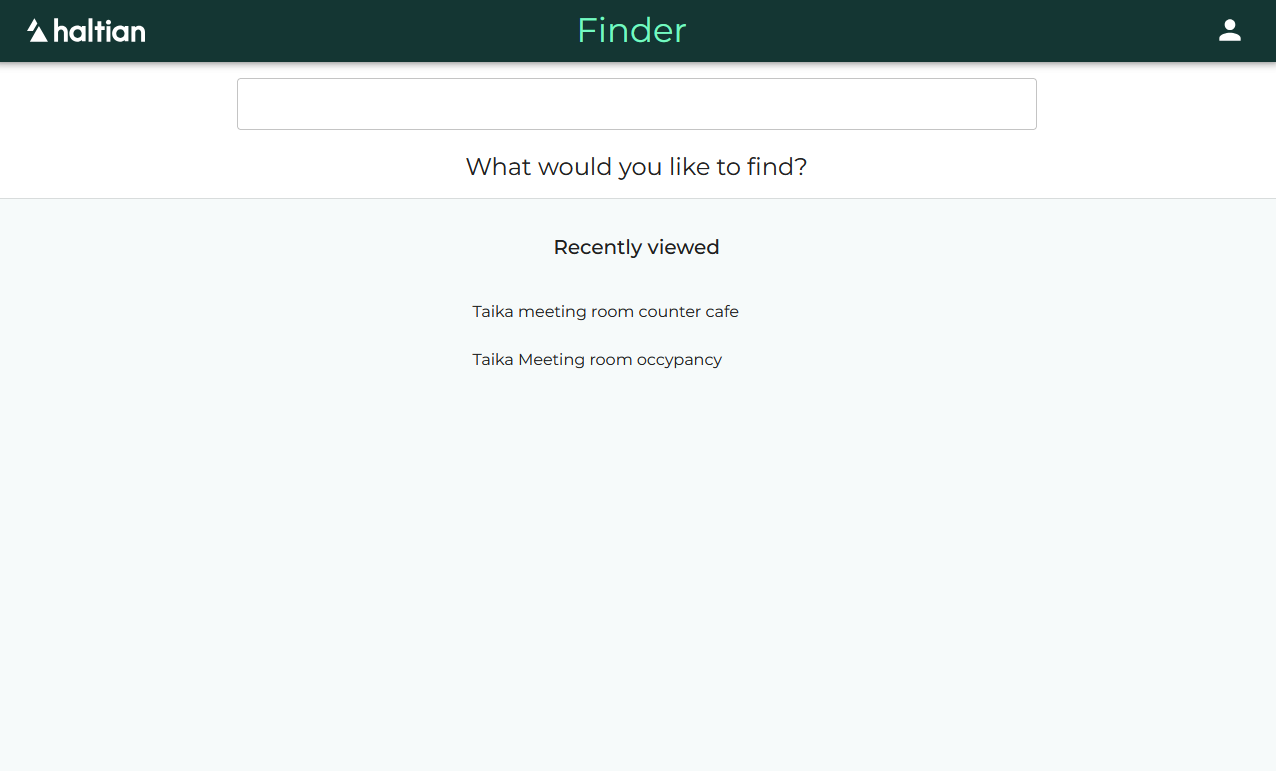 Haltian Finder recently viewed