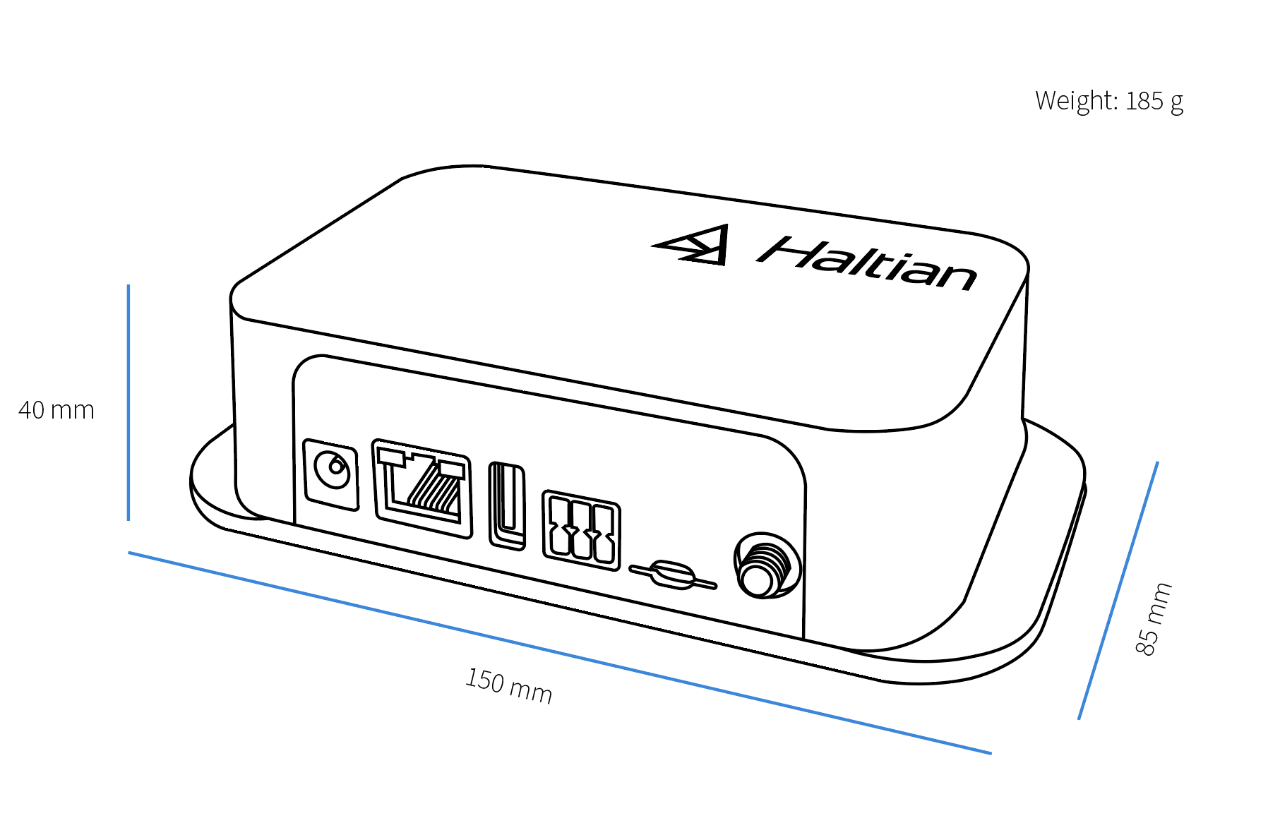 Gateway N8 dimensions