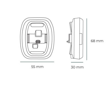 Thingsee POWERCOVER dimensions