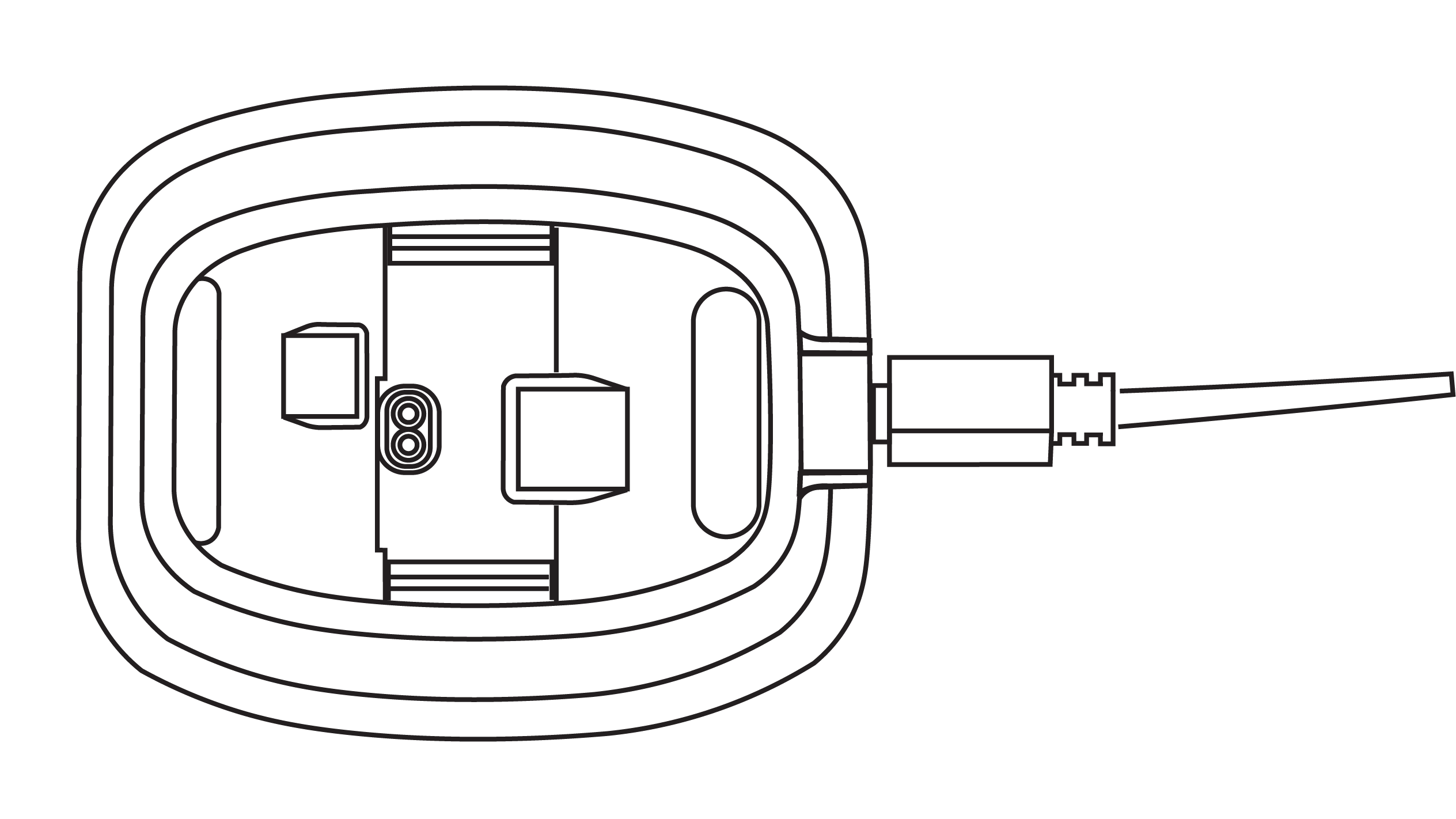POWERCOVER with micro-USB cable connected