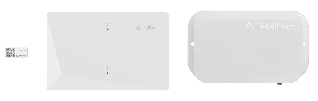 NANO Tag, EH Locator, and Gateway at relative sizes