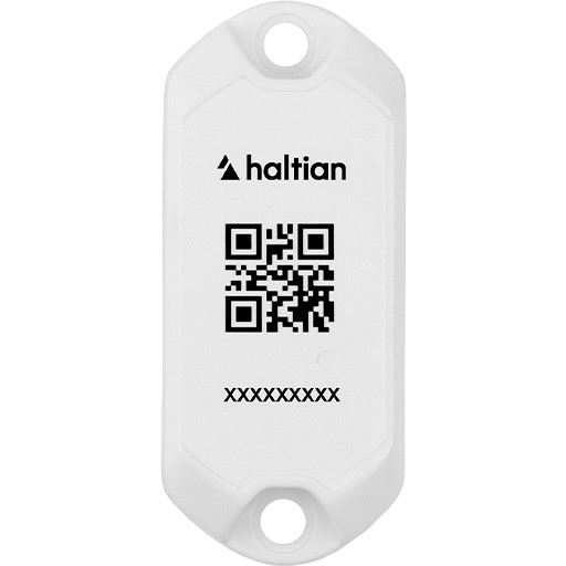Viking Slim Wirepas tag with Confidex branding, QR code, and mounting holes